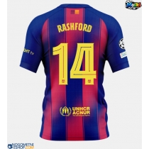 Moški Nogometni dresi Barcelona Marcus Rashford #14 Domači 2025-26 Kratek Rokav